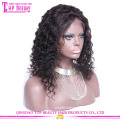 Top Beauty Stock Jerry Curly Unprocessed Brazilian Real Hair Wigs For Black Men